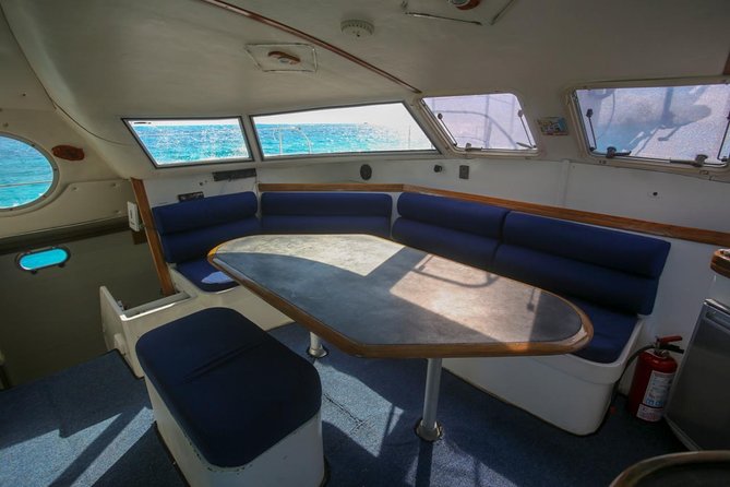 Private Catamaran from Cancun to Isla Mujeres | For up to 40 pp - Manchones reef and the Museo Subacuatico de Arte snorkel