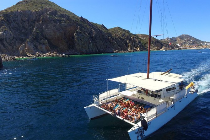 Private Catamaran Snorkeling Cruise in Los Cabos - Food, snacks, and the open bar that actually stays stocked