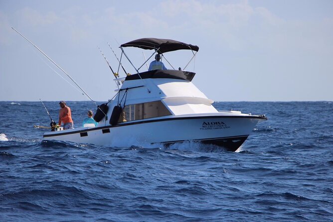 Private fishing charter Bertram 31ft 6 pax max if you don't fish you don't pay - Gear and crew: what’s included, and what that means for you