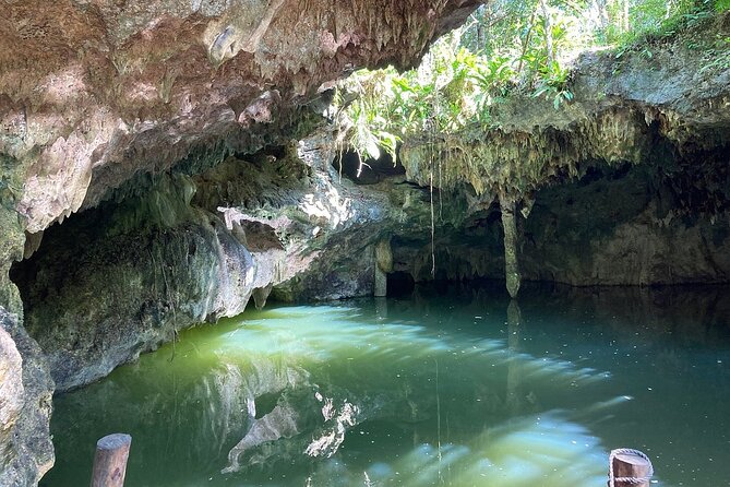 Private Jeep to Jade Cavern, Punta Sur & ATV Tour: All-Inclusive - Jade Caverns (Cenote Chempita): swimming, cliff jumps, and the real feel of the place