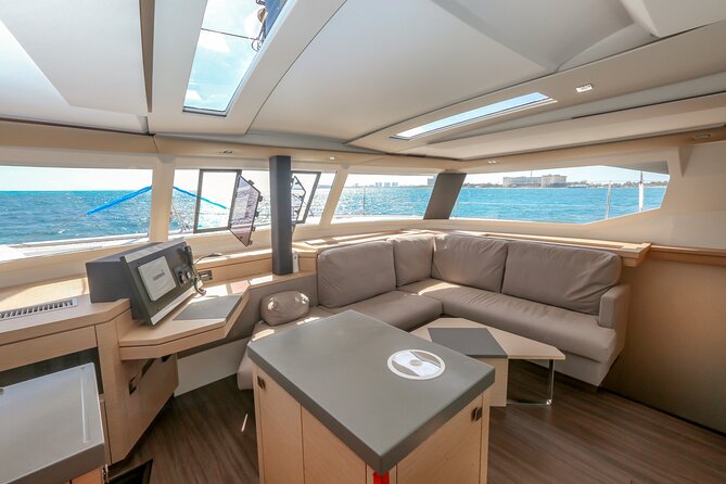 Private Luxury Catamaran Cancun to Isla Mujeres | For up to 30 pp - Snorkeling at El Farito: A Reef Visit in About 25 Minutes