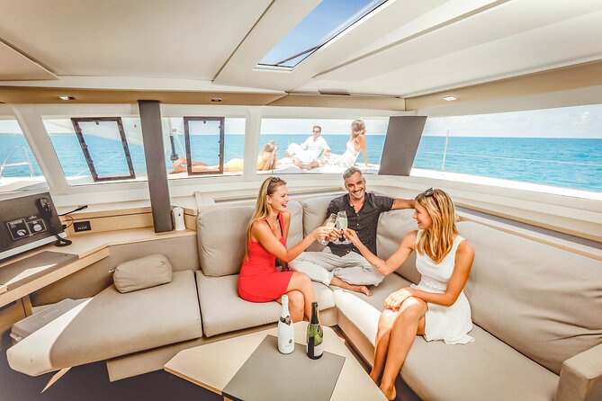 Private Luxury Catamaran Cancun to Isla Mujeres | For up to 30 pp - Playa Norte Swim Time: The Signature Moment Without the Whole Day Trap
