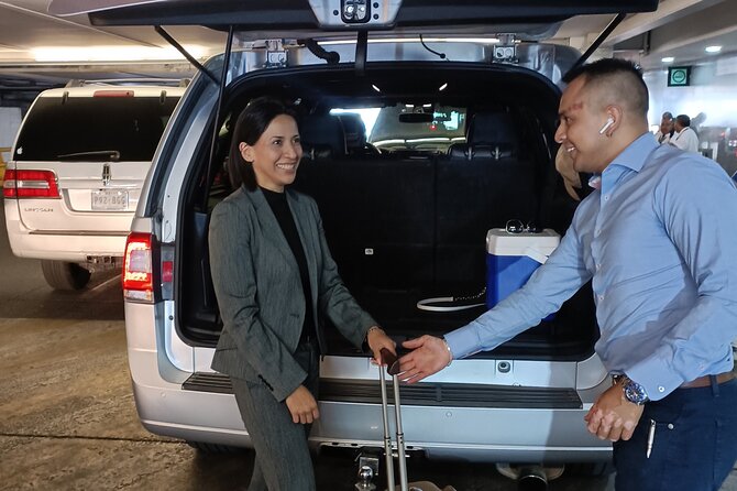 Private pick up Mexico City Airport Transfer to Hotels in Mexico City - What you get in the car: drinks, AC, and real help with bags