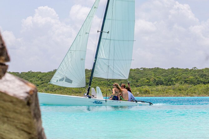 Private Sailing between Mangroves - The abandoned pier swim break and the fruit snack stop