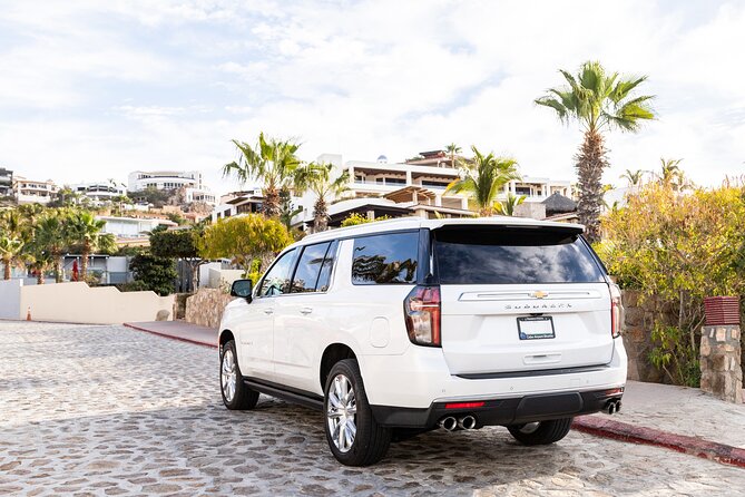 Private SUV Round-Trip from Airport to Cabo San Lucas Pacific - The first leg: private drop-off on the Pacific side, plus a grocery stop