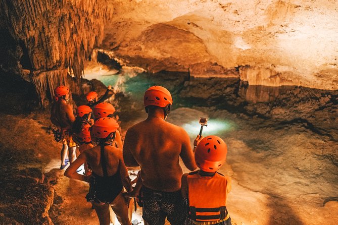 Private Turtles & Cenotes Adventure - The cenote swim: fresh water, stalactites, and the best kind of dark