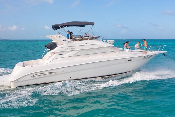Private Yacht - 46 ft SeaRay Cancun Bay Snorkel 23P4 - What’s Actually Included on Board (and What You Need to Add)