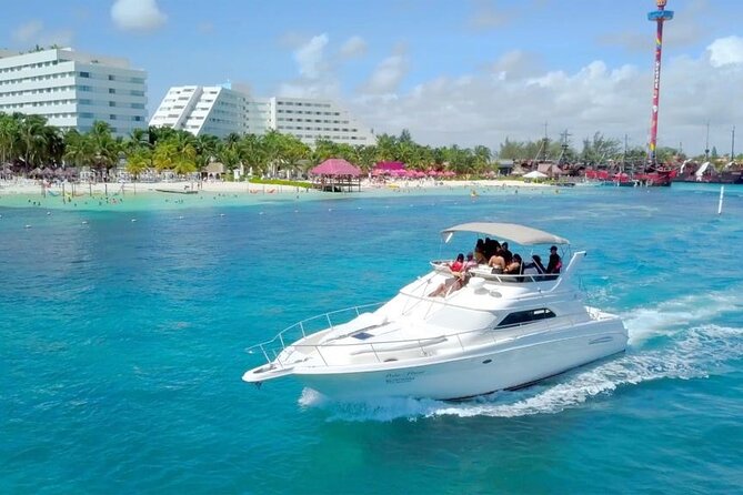 Private Yacht Rental Sea Ray 46ft Cancun 23P3 - Price and the real per person value (including dock fees)