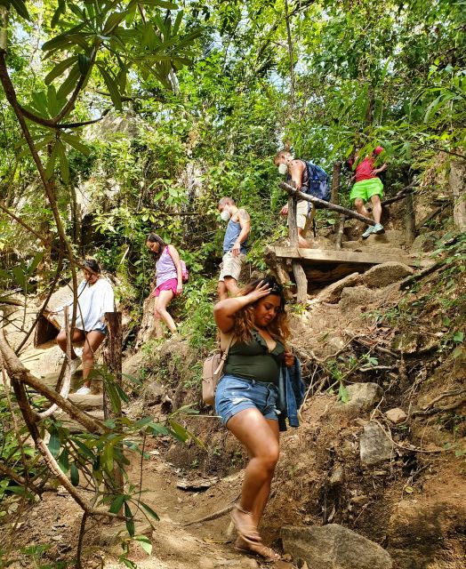 Puerto Vallarta: 4-Hour Jungle Hike and Waterfall Swim - $30 value: public transport, a guided route, fruit, and time in the right kind of nature