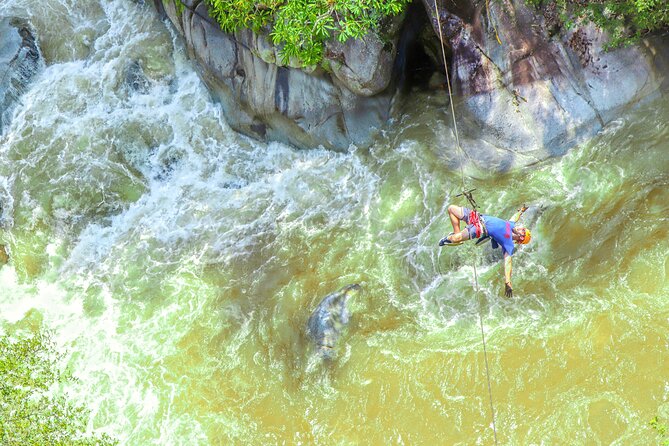 Puerto Vallarta Best Zipline Canopy + Tequila and Speed Boat Ride - Soaring 100 meters up: the 19 ziplines and final twin-cable race