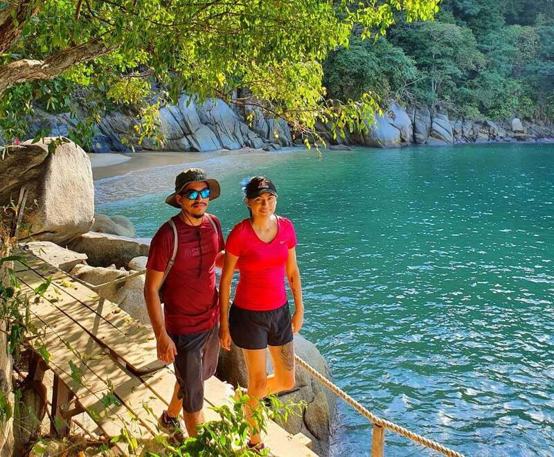 Puerto Vallarta: Full Day Hike to 6 Hidden Beaches & Snorkel - Riding back with a water taxi view of the bay