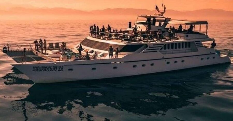 Puerto Vallarta: Mega Yacht Whale Watching Sunset Cruise - Getting on Board at Chica Locca Piers and What Happens First