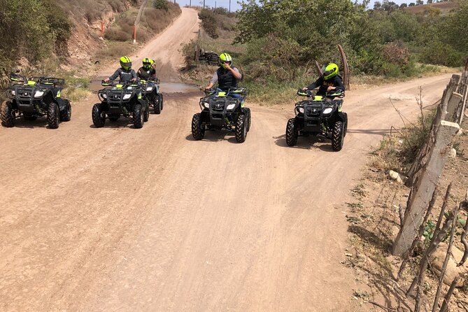 Ride in quad bikes mountains,& paintball/pink tacos - The mountain ATV ride: automatic control and sea-view payoff