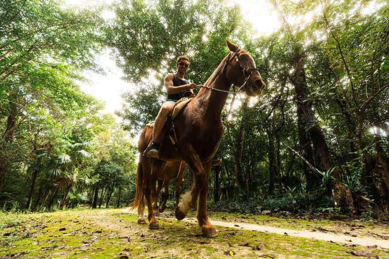 Riviera Maya: Horseback Ride, Zipline, and ATV Adventure - The welcome ride, El Rey Polo Club and its quieter pace