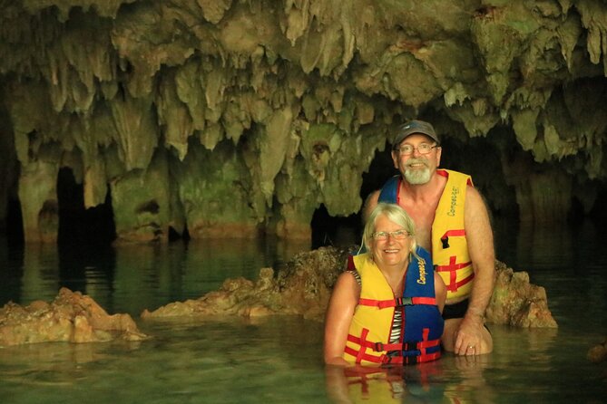 Riviera Maya Jungle Half-Day Tour: ATV, Ziplines, Cenote Swim, Rappel - ATVs through jungle terrain: fun ride, but don’t overpack