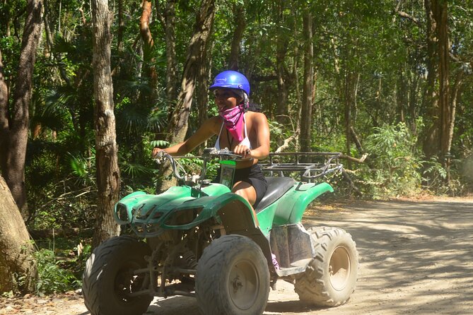 Riviera Maya Jungle Half-Day Tour: ATV, Ziplines, Cenote Swim, Rappel - Zip lines and the long 1 km run: best viewed with calm nerves