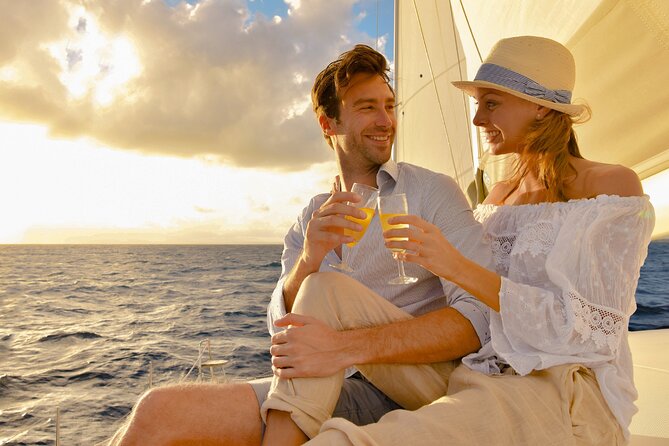 Riviera Maya Luxury Sunset Sailing plus Light Dinner and Open Bar - The sailing route, the sunset itself, and what rough water can change