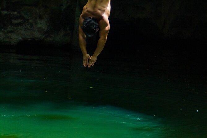 RZR Jungle Off Road to Jade Cavern & Chula’s Beach Club - Jade Cavern sinkhole: swim, photos, and the cliff jump choice