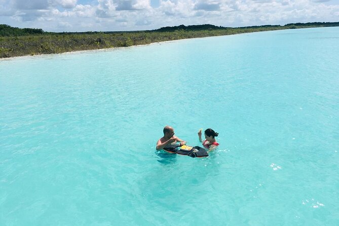 Sailing Tour through the Laguna de los Siete Colores - Bird Island: the final swimming stop with warm, clear water