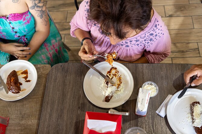 San Jose del Cabo Food Tour & Visit to the Market - Carnitas sopes on Calle de las Pangas: thick corn base, big texture