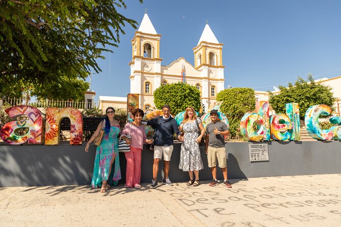 San Jose del Cabo Food Tour & Visit to the Market - Start at Letras monumentales: aguas frescas set the tone