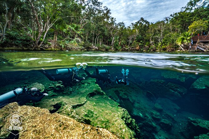 Scuba Diving in Cenotes - From Be Diving check-in to the cenote highway drive