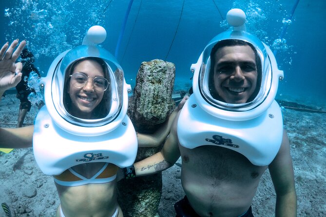 SeaTrek Underwater Helmet Diving Experience in Downtown Cozumel - SeaTrek Meets Jeanie’s Beach Club in Downtown Cozumel