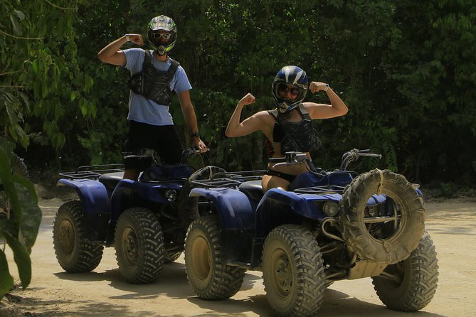Selvatica Adventure Park ATV and Ziplines in Cancun and Riviera Maya - Rope course challenge and the Parachute drop moment