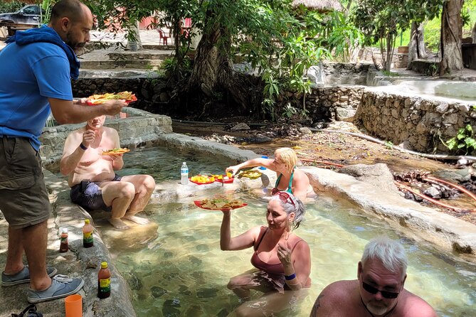 Shaded Hot Spring, Massage and Mex Grill in Puerto Vallarta - Mex-style BBQ lunch: you pick ingredients, then you eat them