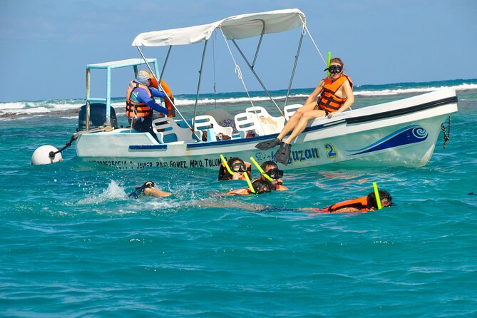 Sian Ka'an Boat Experience from Riviera Maya to Tulum - Snorkeling the Reef and Swims in a Natural Pool