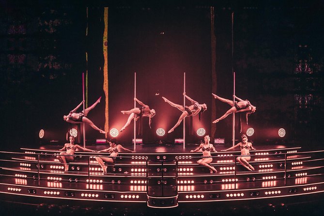 Skip the line: Gold Member Ticket Playa del Carmen - The show itself: flying acrobats and a big cast on stage