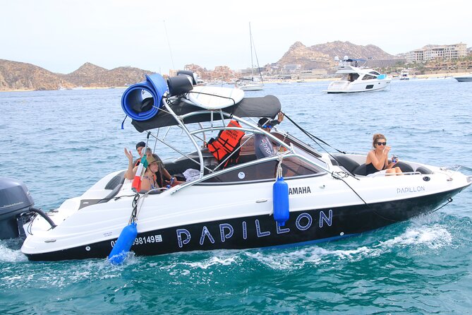 Small boat rental in cabo - Yamaha 28ft. - Papillon Yachts Pickup, Mobile Ticket, and What to Expect Before You Go