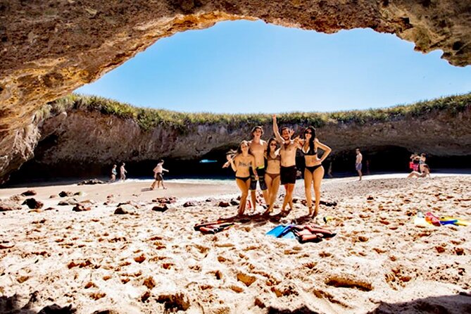 small groups SAFARI to Marietas Islands including Hidden Beach - Isla Larga crater stops, Puente de Piedra, and birds on the move