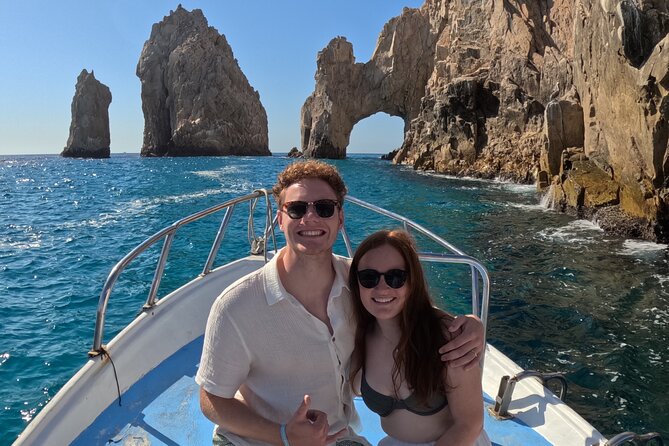 Snorkel and arch tour in los cabos - Playa de los Amantes, Los Cabos Coast Views, and Medano Beach Pass-By