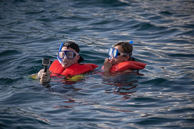 Snorkel, Lunch & Sail in Cabo San Lucas - Lunch On Board Taco Buffet and the Open Bar Setup