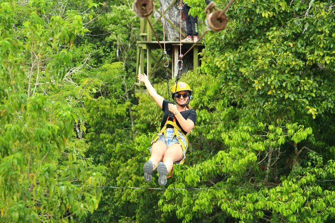 Solo ATV 4 Ziplines, Lunch, Transportation and Tequila Tasting - Entering Mayan Jungle Rush Near Puerto Morelos, The Cenote Route Base