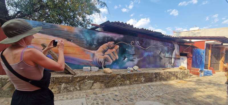 Street Art with an artist - Should you book Street Art with an artist in Oaxaca?
