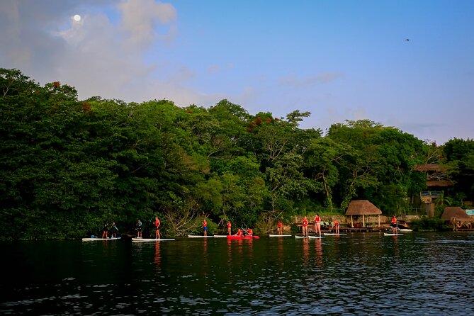 Sunrise Paddle Quest: Embrace the Dawn on Bacalar's Waters - Cenote de la Bruja break: sunrise photos, fruit, and hydration