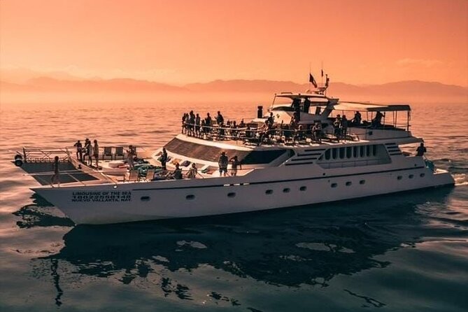 Sunsets and Whales Mega Yachts ALL INCLUSIVE: Puerto Vallarta - Where the cruise goes: Banderas Bay, humpbacks, and the Yelapa view
