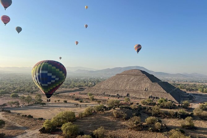 Teotihuacan Hot Air Balloon Flight - The Main Stop: Pyramids de Teotihuacan and Two Hours to Explore