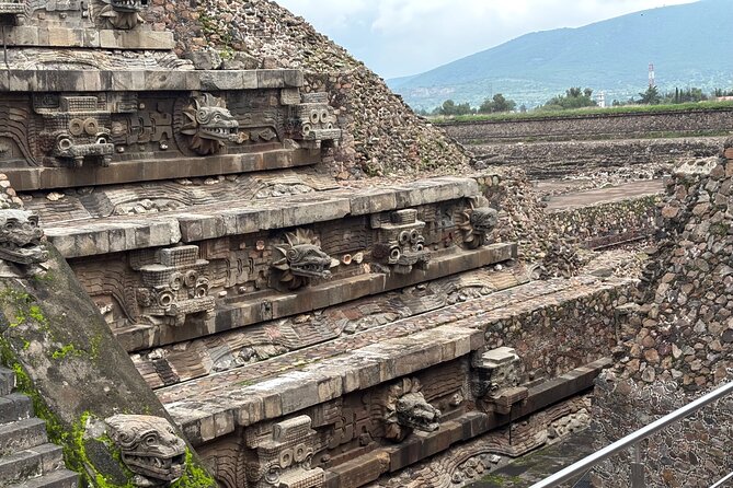 Teotihuacan without obligatory stops. No shops or restaurants. - Temple of Quetzalcoatl and the square-level details most people miss