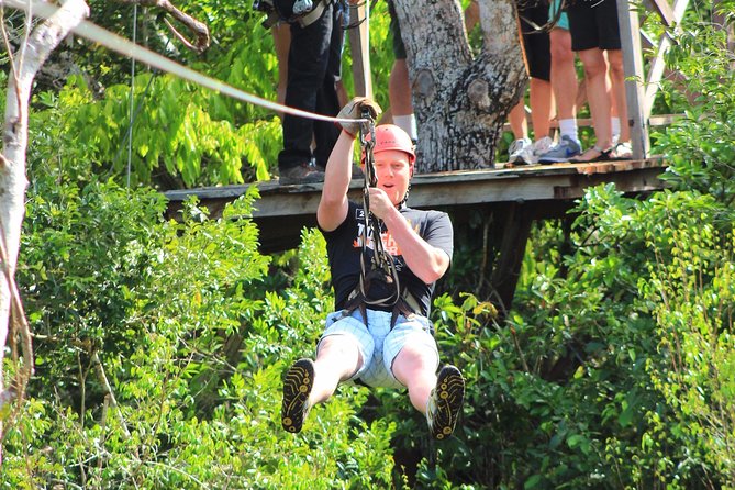 The best ATVs, zipline, cenote tour with lunch and transportation - Zip Lines and Horseback Riding: Fun Overhead, Forest Footsteps Below
