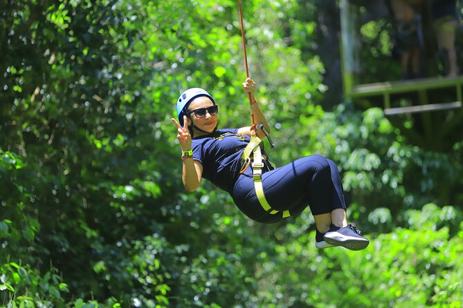 Top ATV's in Mexico includes Cenote, Ziplines, snack & transport. - Zipline circuit: treetop flight and strict phone rules