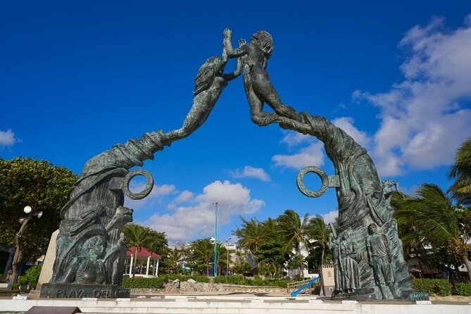 Tour Tulum Coba Cenote and Playa del Carmen (4 in 1) - Stop 1: Tulum Archaeological Site with guided context