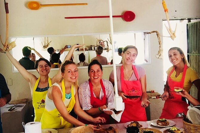 Traditional Mexican Cooking Class - Eating what you made: sitting together with margaritas