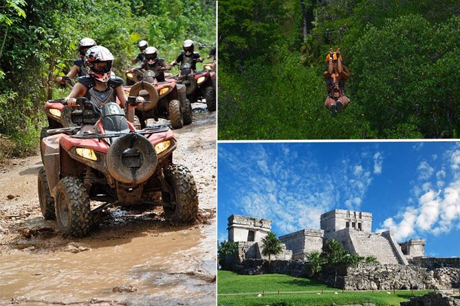 Tulum Adventure (archeological zone-Atv-ziplines-cenote-lunch-drinks-rappel) - Cenote swim underground: the gear matters, and the darkness is the point