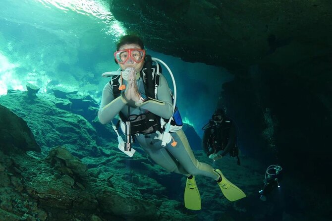Tulum Area Experiences Guided 2 Tank Scuba Dive Casa Cenote & Barrier Reef-Lunch - Two tanks in one half-day: who this fits best