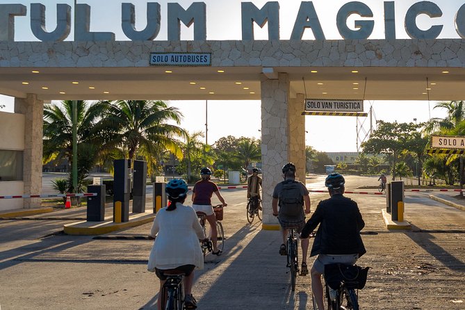 Tulum Bike Tour Tulum Maya Ruins Cenote Swimming Pueblo History Art Tacos Lunch - Rolling Through Tulum on a 7-Gear Urban Bike
