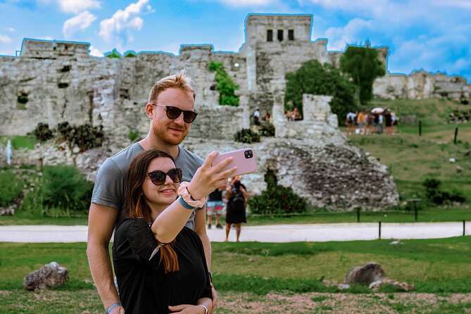 Tulum Guided Tour, Magical Cenote, Lagoon Snorkeling and Beachside Lunch - Cenote El Sueño: the guided swim through cave-like spaces