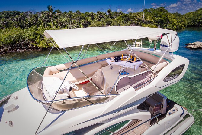Tulum Luxury Escape – 4h All Inclusive on 43' Private Yacht - 4 Hours on the Water: Morning or Afternoon Cruise